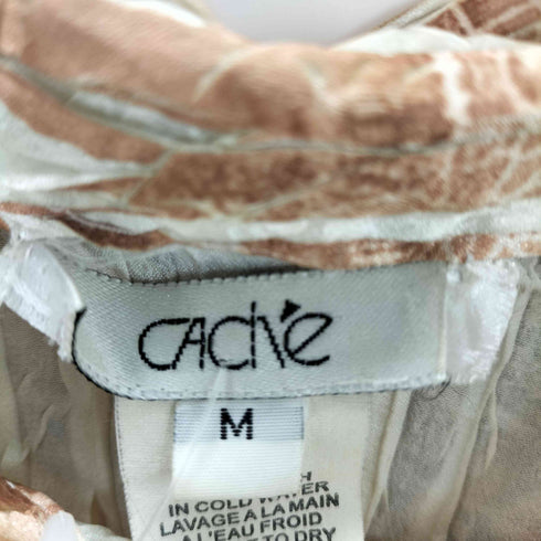 cache プリーツシャツ レディース