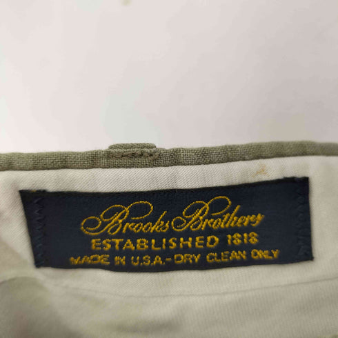 ブルックスブラザーズ BROOKS BROTHERS 80S MADE IN USA 2タック リネンスラックス メンズ 36
