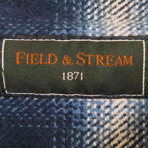 フイールドアンドストリーム FIELD&STREAM 90s オンブレチェック ヘビーネルシャツ メンズ import:XL