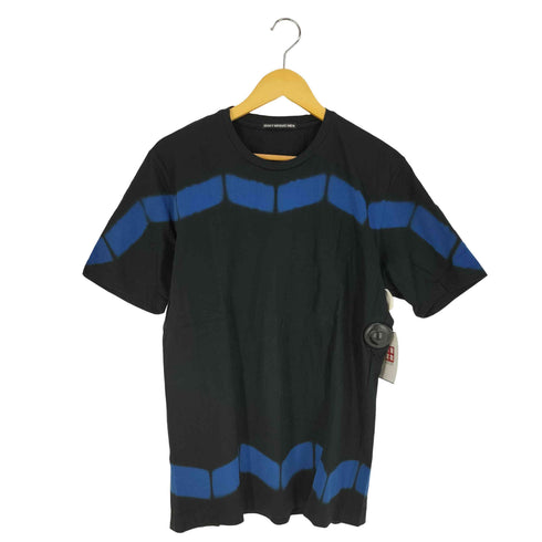 イッセイミヤケメン ISSEY MIYAKE MEN 黒タグ 板締め絞り染め クルーネックTシャツ メンズ JPN:4