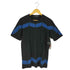 イッセイミヤケメン ISSEY MIYAKE MEN 黒タグ 板締め絞り染め クルーネックTシャツ メンズ JPN:4