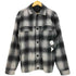 ザラ ZARA オンブレチェック シャツジャケット メンズ import:L