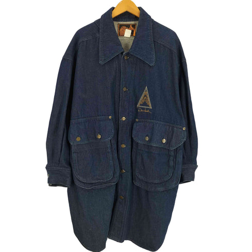 RUFF JEANS 90S USA製 ロゴ 刺繍 デニム コート ビッグサイズ メンズ 2XLT