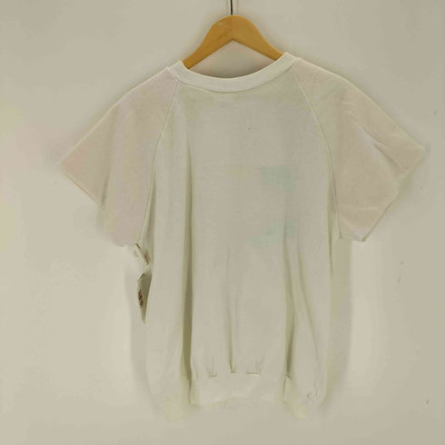 USA製 ロゴデザインラグラン半袖スウェット レディース import:XL