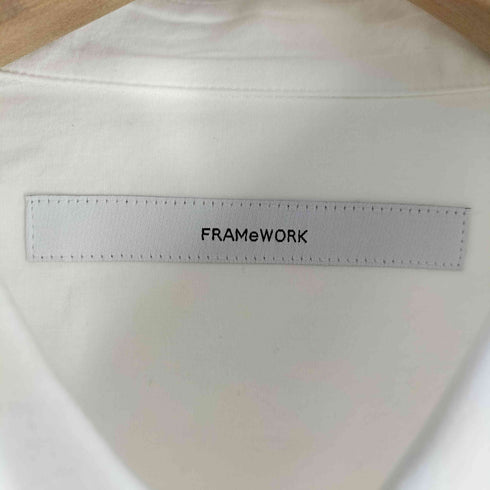 フレームワーク FRAMeWORK 24SS ブロードオーバーサイズシャツ レディース FREE