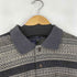 ランズエンド LANDS END 90S 総柄 L/S ポロシャツ メンズ JPN:L