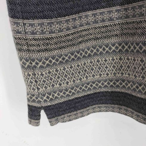 ランズエンド LANDS END 90S 総柄 L/S ポロシャツ メンズ JPN:L
