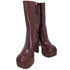 チャールズアンドキース CHARLES&KEITH Corinth コリント ブレードヒールブーツ maroon レディース JPN:36
