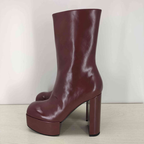 チャールズアンドキース CHARLES&KEITH Corinth コリント ブレードヒールブーツ maroon レディース JPN:36