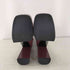 チャールズアンドキース CHARLES&KEITH Corinth コリント ブレードヒールブーツ maroon レディース JPN:36