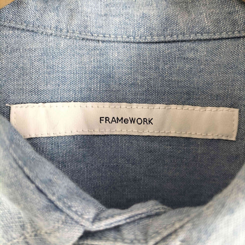 フレームワーク FRAMeWORK 24SS ダンガリーシャツ レディース FREE
