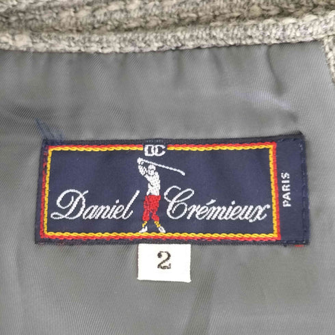 ダニエルクレミュ DANIEL CREMIEUX ネップ加工 3B ウールテーラードジャケット メンズ JPN:2