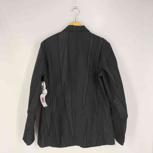 イッセイミヤケメン ISSEY MIYAKE MEN 黒タグ クレイジーパターン 切替 2B テーラードジャケット メンズ JPN:3