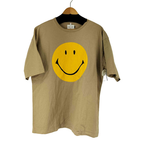 キャルオーライン CAL O LINE フロントプリント スマイルTEE メンズ JPN:XL