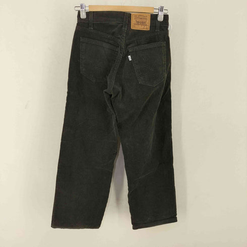 リーバイス Levis 90s 97年製 MADE IN USA 細畝コーデュロイパンツ ボタン裏515 WIDE LEG STUDENT レディース W26 L28