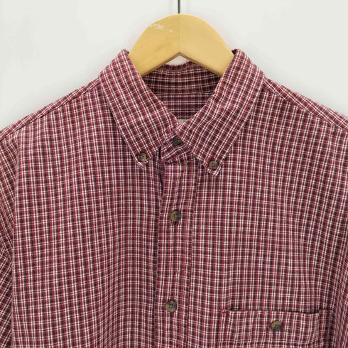エディーバウアー Eddie Bauer 80-90s ボタンダウンチェックシャツ メンズ import:M