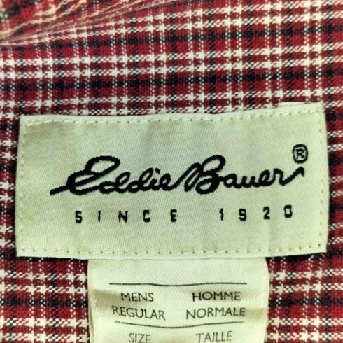 エディーバウアー Eddie Bauer 80-90s ボタンダウンチェックシャツ メンズ import:M