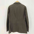 アルマーニコレツィオーニ ARMANI COLLEZIONI ピークドラペル ステッチ レザー 2B テーラードジャケット メンズ