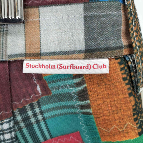 Stockholm Surfboard Clubパッチワークスラックス メンズ 46