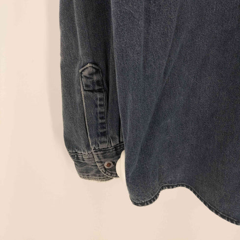 エディーバウアー Eddie Bauer 80-90s USA製 コットンデニムシャツ メンズ import:L