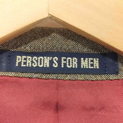 パーソンズフォーメン person's for men 3B ウールテーラードジャケット スラックス スーツ セットアップ メンズ LL