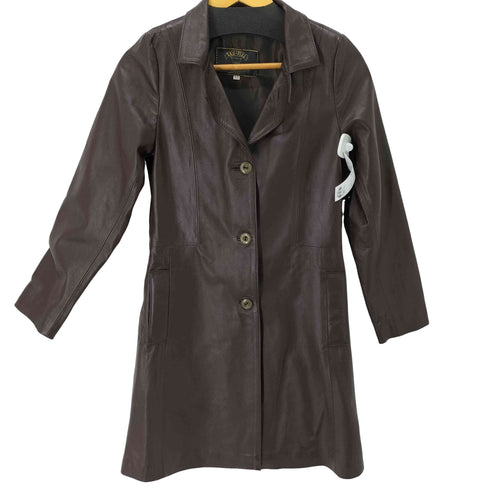 SAN PIEL レザーチェスターコート レディース import:XS