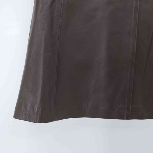 SAN PIEL レザーチェスターコート レディース import:XS