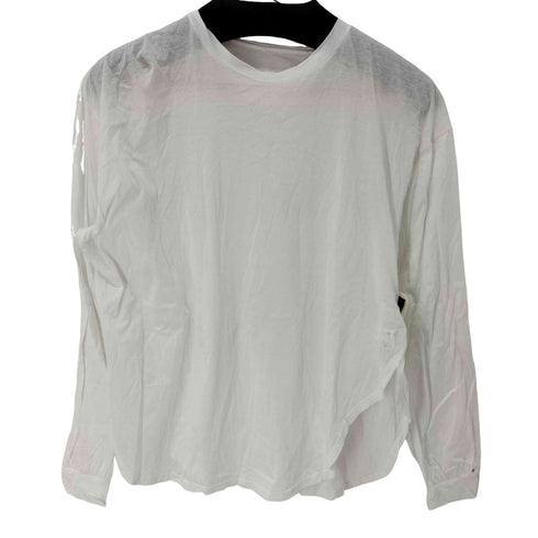 ブラックバイマウジー BLACK by moussy sheer loose long t-shirt レディース FREE