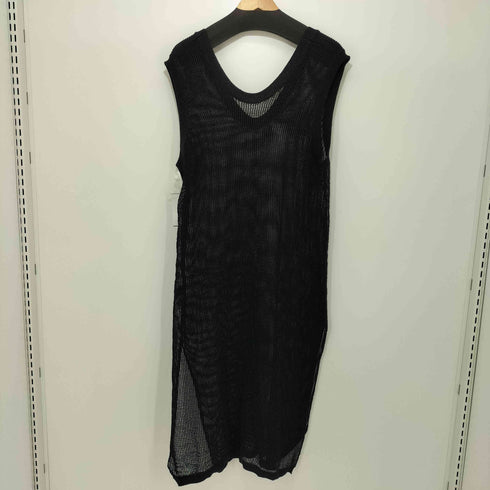 ユナイテッドアローズグリーンレーベルリラクシング UNITED ARROWS green label relaxing 2024SS メッシュ ロングベスト ワンピース ウォッシャブル レディース