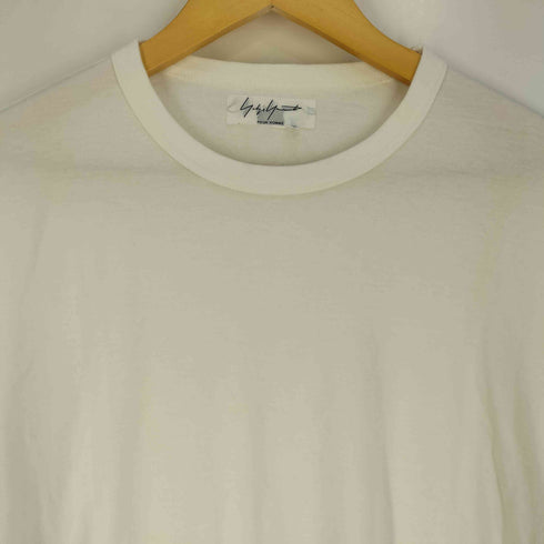 ヨウジヤマモトプールオム Yohji Yamamoto POUR HOMME 無地 ストレッチ クルーネックTシャツ メンズ JPN:3
