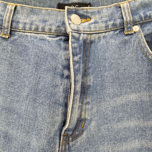 ジーオーシー G.O.C カットオフ ワイド ウエスタン デニム パンツ メンズ
