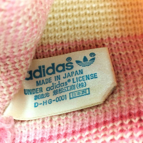 アディダス adidas 80s 日本製 ロゴデザインニット帽 メンズ