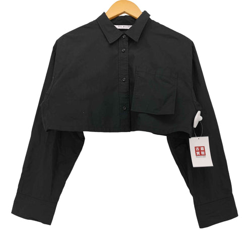 レイビームス Ray BEAMS 22AW クロップドレギュラーカラーシャツ レディース