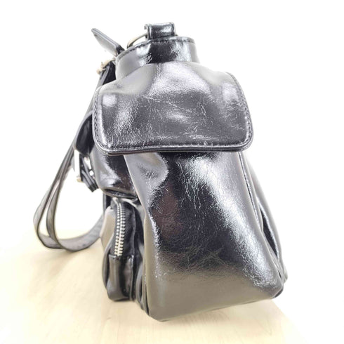 エックスガール X-girl 24AW MULTI POCKET FAUX LEATHER HAND BAG レディース ONE SIZE