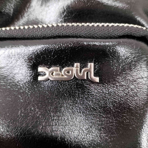 エックスガール X-girl 24AW MULTI POCKET FAUX LEATHER HAND BAG レディース ONE SIZE