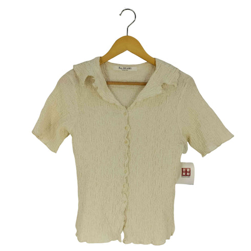 レイビームス Ray BEAMS シャーリング オープンカラー シャツ レディース