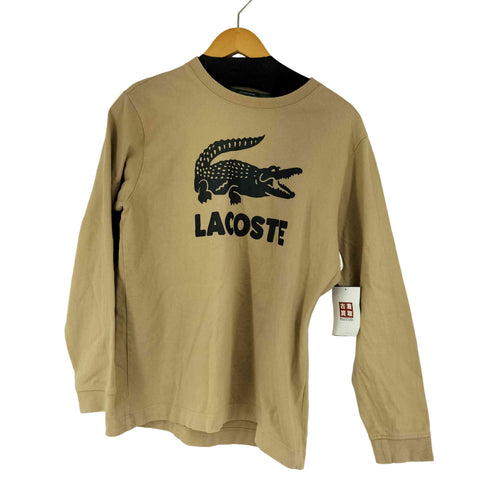 ラコステ LACOSTE ロゴプリント L/S TEE メンズ US XS