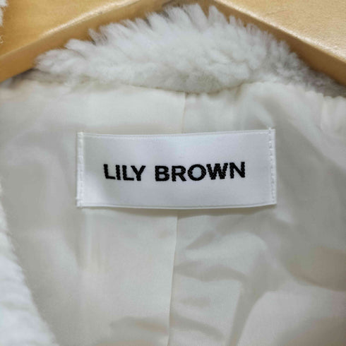 リリーブラウン Lily Brown リボンファーベスト レディース ONE SIZE