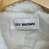 リリーブラウン Lily Brown リボンファーベスト レディース ONE SIZE