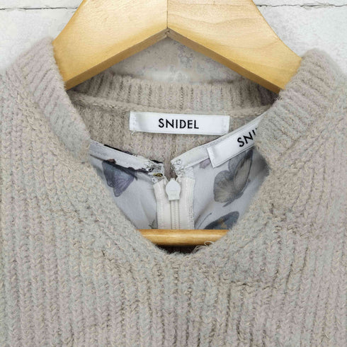 スナイデル snidel ベストレイヤードニットワンピ レディース JPN:0