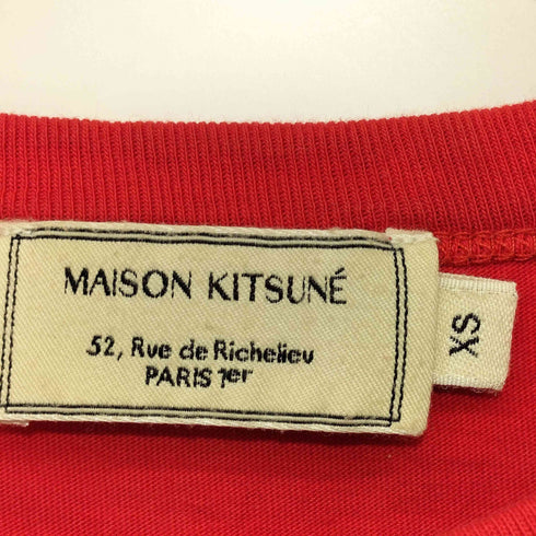 メゾンキツネ MAISON KITSUNE Fox Head Patch T-Shirts フォックスヘッド パッチ Tシャツ レディース JPN:XS