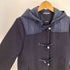 トミーヒルフィガー TOMMY HILFIGER キルティング 異素材切替 ウール ナイロン フーデッド ダッフルコート メンズ import:M