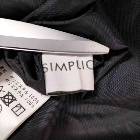 シンプリシテェ SIMPLICITE サテンジョーゼットスカート レディース JPN:M