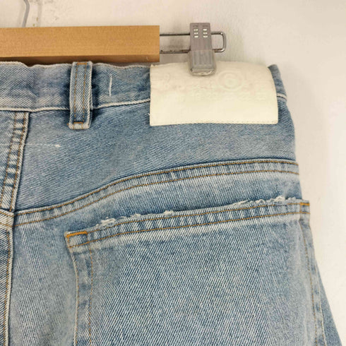 エムエムシックスメゾンマルジェラ MM6 Maison Margiela ワイドデニムパンツ メンズ 33