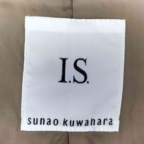 アイエススナオクワハラ I.S. sunao kuwahara ウールダッフルコート レディース