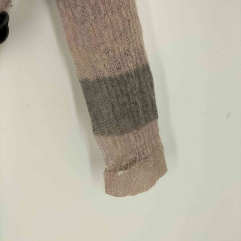 エムエムシックスメゾンマルジェラ MM6 Maison Margiela モヘアボーダーニット レディース JPN:M