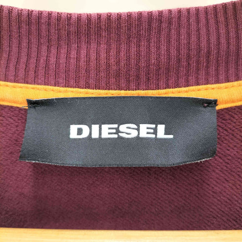 ディーゼル DIESEL フロントポケットデザインクルーネックスウェットシャツ メンズ JPN:S