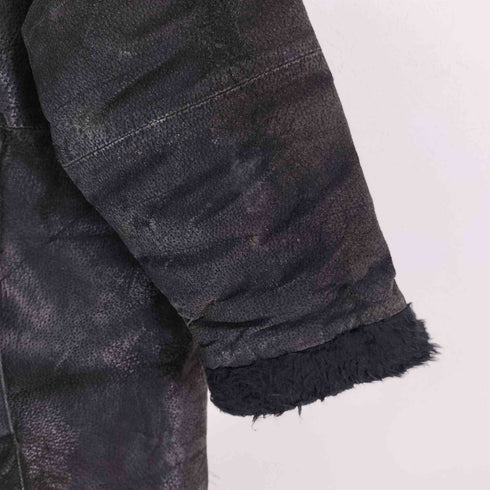 Paris Blues LEATHER 裏ボア スエード ホック式 ムートンコート メンズ 3X