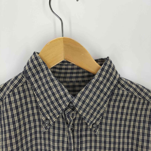 ジョルジオアルマーニ Giorgio Armani OLD レーヨンチェックシャツ メンズ US:40