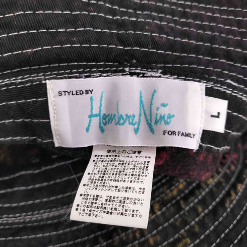 オンブレニーニョ HOMBRE Nino TIE DYE BUCKET HAT メンズ L